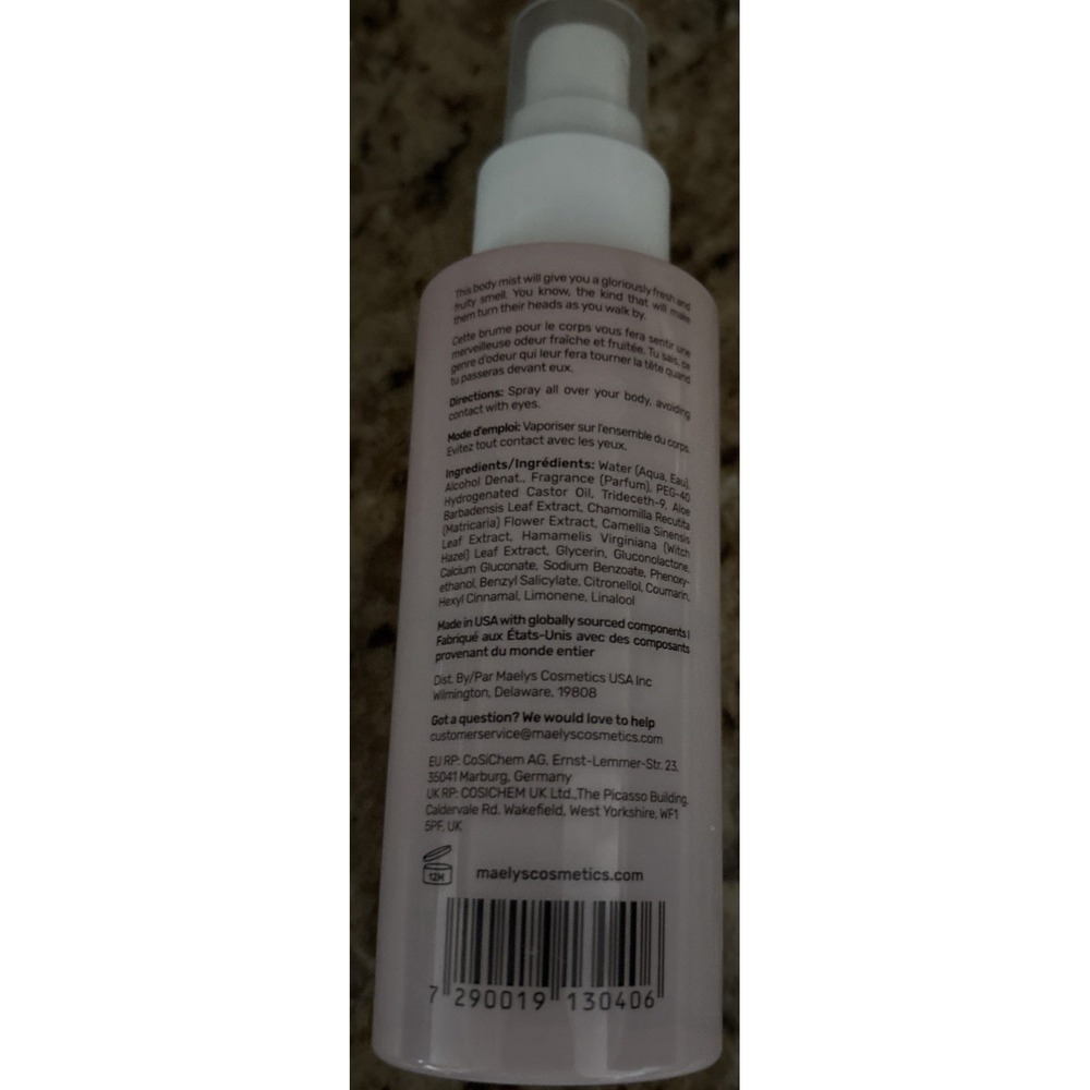 MAELYS GET WILD Body Mist 3.38 oz 100 ml Brand New Full Size No Box - Picture 4 of 4